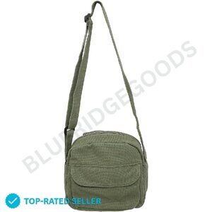 Brand New Collsants Mini Canvas Crossbody Bag Green Phone Bag